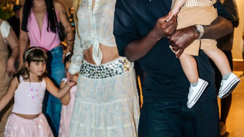 Virginia Fonseca leva Vini Jr. à festa de aniversário do sobrinho; veja